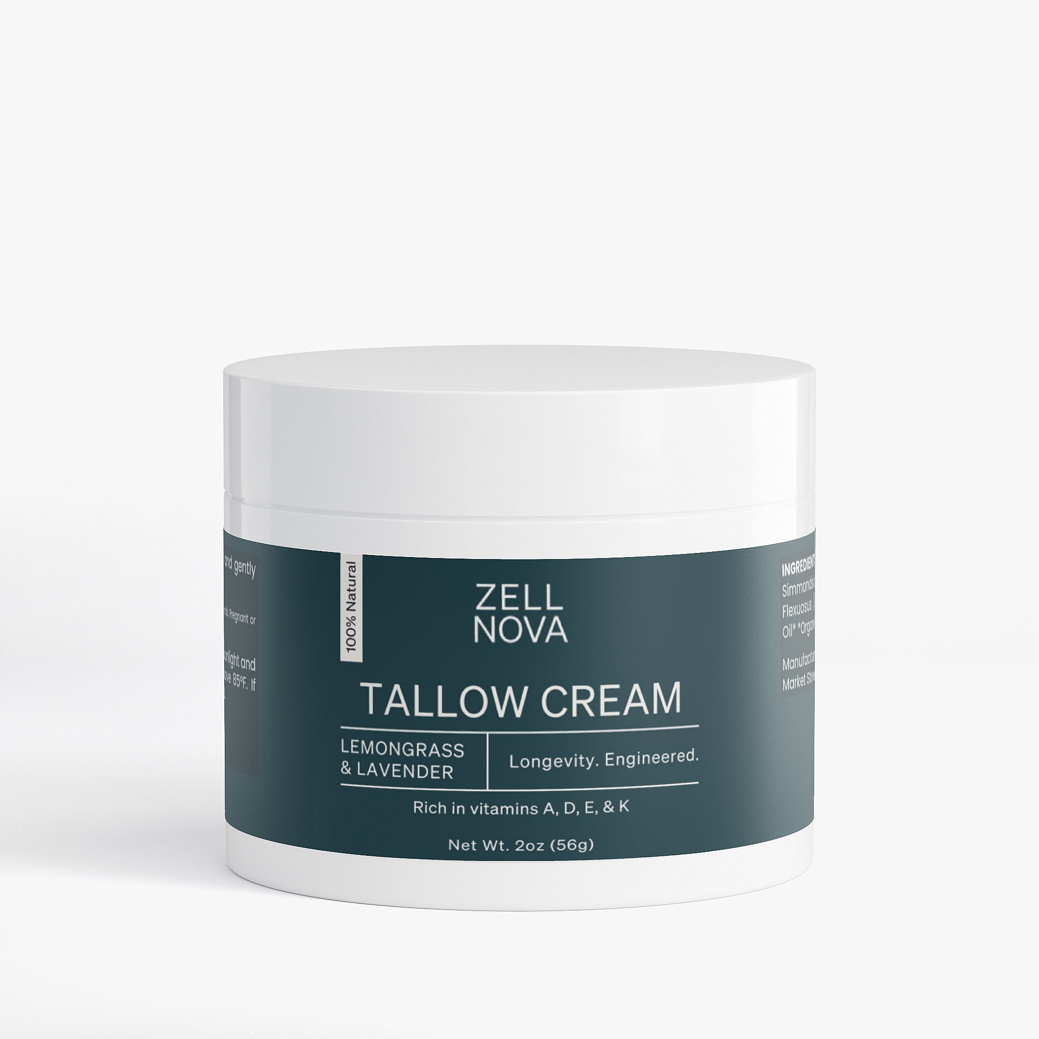 Tallow Cream Lemongrass & Lavender – ZellNova