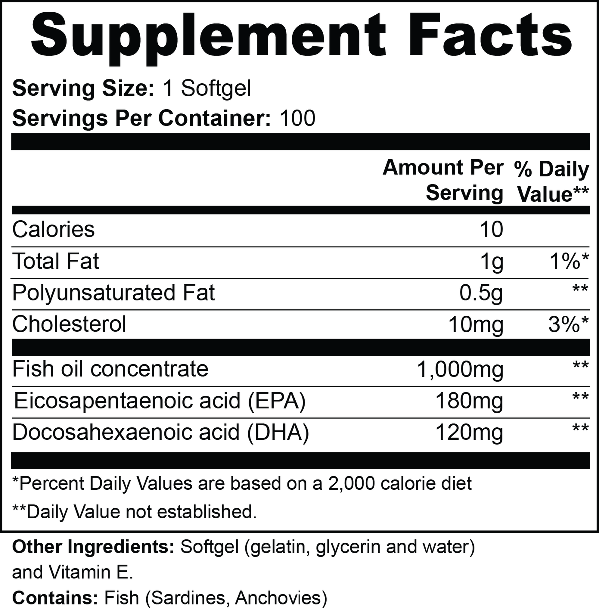 Epa 3 Omega-3 EPA 180mg + DHA 120mg – ZellNova
